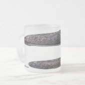 ARION rufus - mattierte Glaswatercolor-Tasse Mattglastasse (Vorderseite Links)