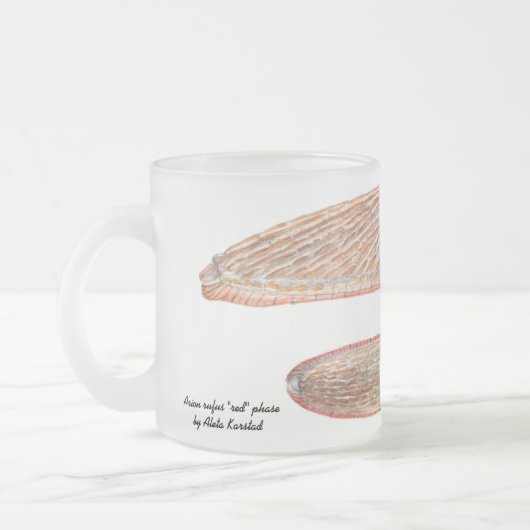 ARION rufus "rote" Phase - Watercolor-Tasse Mattglastasse (Links)