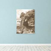 Arirumps Compels Proteus, um seine Oracles zu enth Leinwanddruck (Insitu (Holzboden))