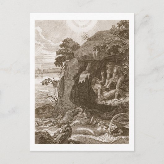 Arirumps Compels Proteus, um seine Oracles zu enth Postkarte (Vorderseite)