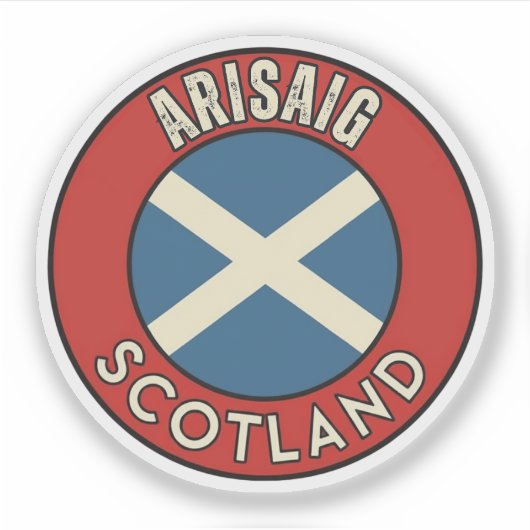 Arisaig, Schottland Aufkleber (Vorderseite)