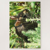 Arisdale Arts: Junge Kaninchen im Gras Puzzle (Vertikal)