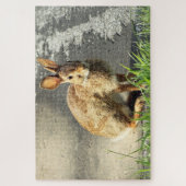 Arisdale Arts: Sitzen in wilden Kaninchen Puzzle (Vertikal)
