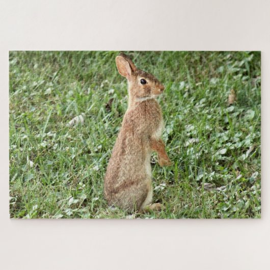 Arisdale Arts: Stehendes wildes Kaninchen Puzzle (Horizontal)