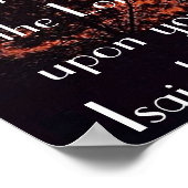 Arise and gline bible verse Isaiah 60:1 Poster (Ecke)