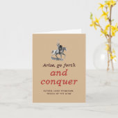 Arise Go Forth Eroberung Abschluss für Literatur Karte (Gelbe Blume)