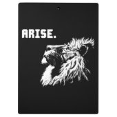 ARISE - Lion Motivierend Klemmbrett (Rückseite)