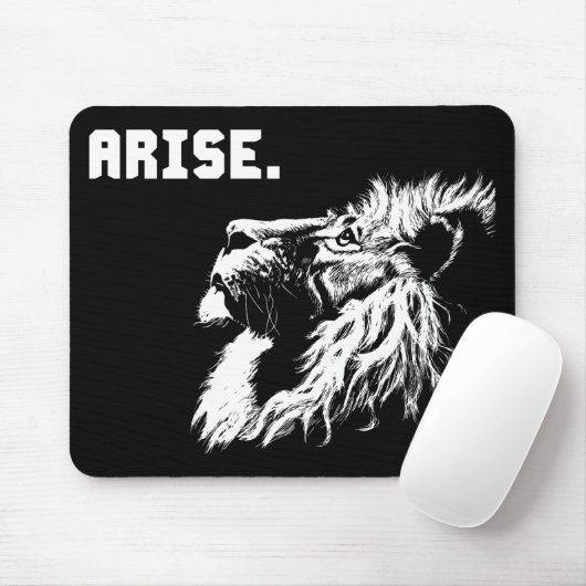 ARISE - Lion Motivierend Mousepad (Mit Mouse)