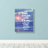 Arise Shine Bible Verse Leinwanddruck (Insitu (Holzboden))