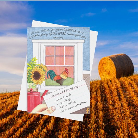 Arise Shine Friendship Card Karte