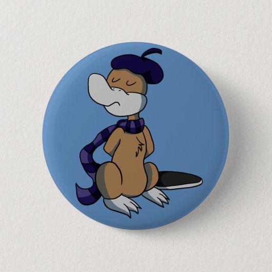 Arist Platypi Knopf Button (Vorderseite)