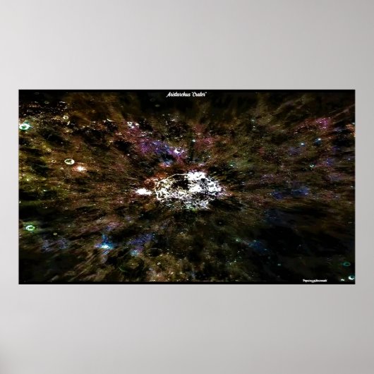 Aristarchus"Crater" up close and personal Poster (Vorne)