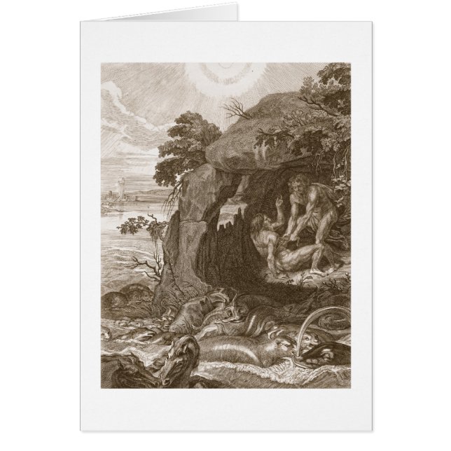 Aristeus zwingt Proteus, um seine Orakel, 17 (Vorne)