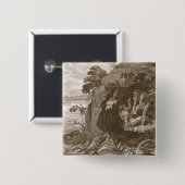 Aristeus zwingt Proteus, um seine Orakel, 17 Button (Vorne & Hinten)