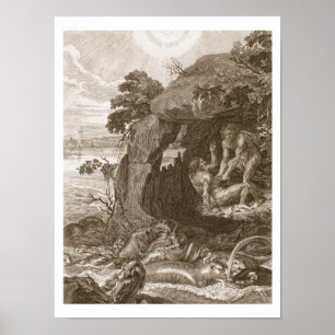 Aristeus zwingt Proteus, um seine Orakel, 17 Poster