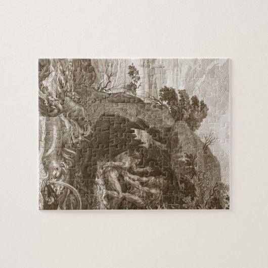 Aristeus zwingt Proteus, um seine Orakel, 17 Puzzle (Horizontal)