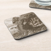 Aristeus zwingt Proteus, um seine Orakel, 17 Untersetzer (Linke Seite)