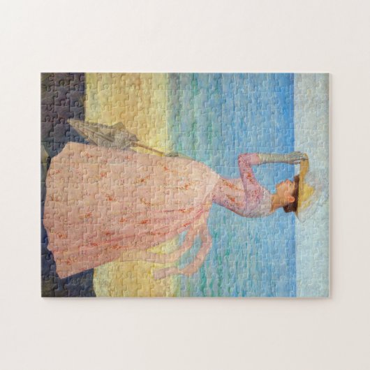 Aristide Maillol - Frau mit einem Parasol Puzzle (Horizontal)