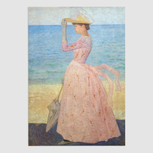 Aristide Maillol - Frau mit einem Parasol Seidenpapier