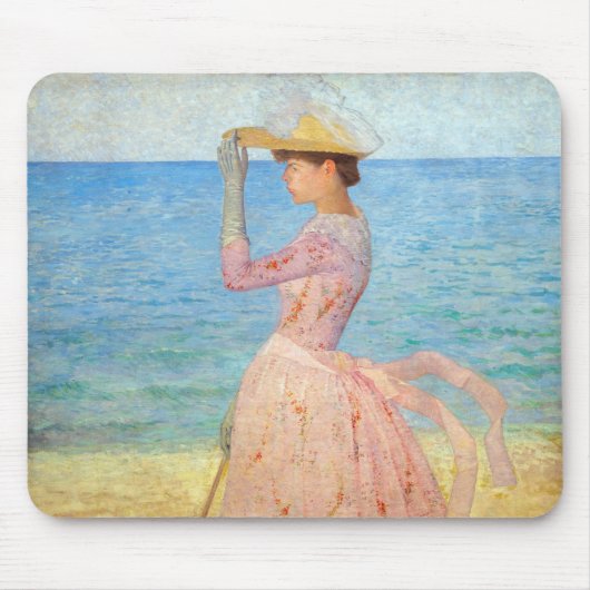 Aristide Maillol - Frau mit Sonnenschirm Mousepad (Vorne)