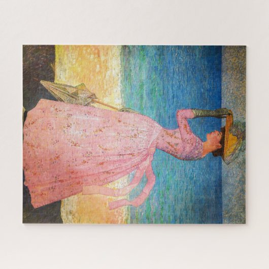 Aristide Maillol - "Frau mit Sonnenschirm" Puzzle (Horizontal)