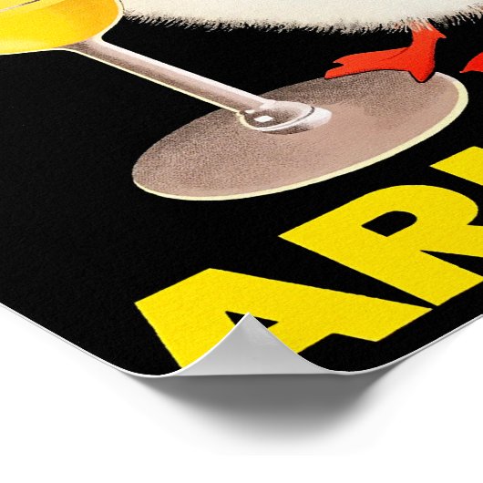 Aristo Egg Cognac - Vintage Werbung Poster (Ecke)