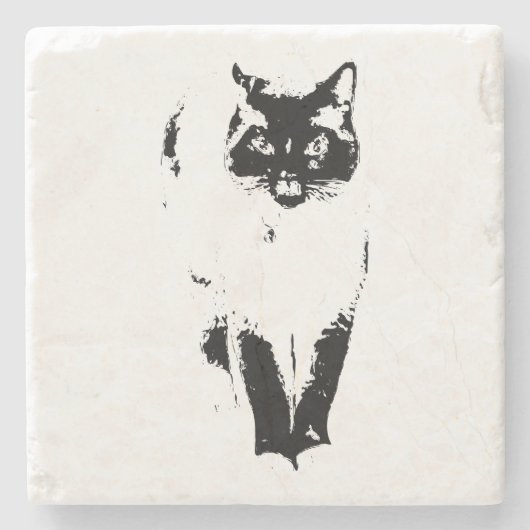 Aristocat Attitude Steinuntersetzer (Vorderseite)