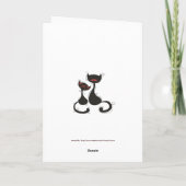 AristoCat Valentine Feiertagskarte (Rückseite)