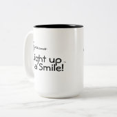 Aristocob: Leuchten Sie einem Lächeln! Tasse (Vorderseite Links)