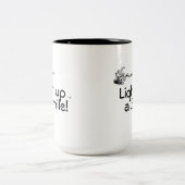 Aristocob: Leuchten Sie einem Lächeln! Tasse (Mittel)