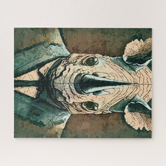 Aristocrat Rhino Puzzle (Horizontal)