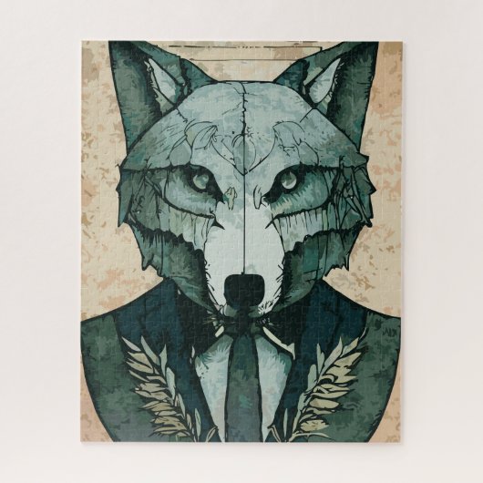 Aristocrat Wolf Puzzle (Vertikal)