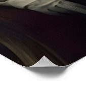 Aristocratic Cat Portrait, Funny Renaissance Wall Poster (Ecke)