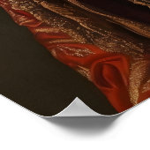 Aristocratic German Shepherd Print, Renaissance Poster (Ecke)