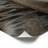 Aristocratic Golden Retriever with Pocket Watch Poster (Ecke)