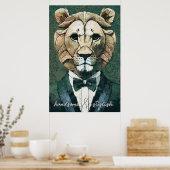 Aristokrat Lion Poster (Küche)
