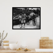 Aristokrat-Rickshaw 1910 Poster (Küche)