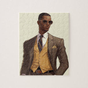 Aristokratische Luxury Man Jigsaw Puzzle