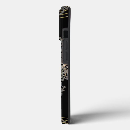 Aristokratische Monogramm Case-Mate iPhone Hülle (Rückseite / Links)