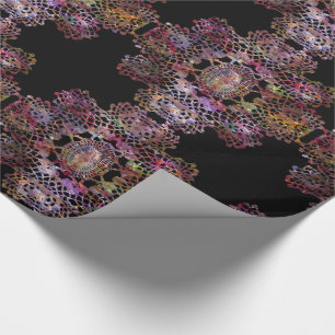 Aristokratisches festliches elegantes geschenkpapier