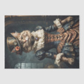 Aristokratisches Kitten Portrait - Decoupage- Seidenpapier (Vorderseite)