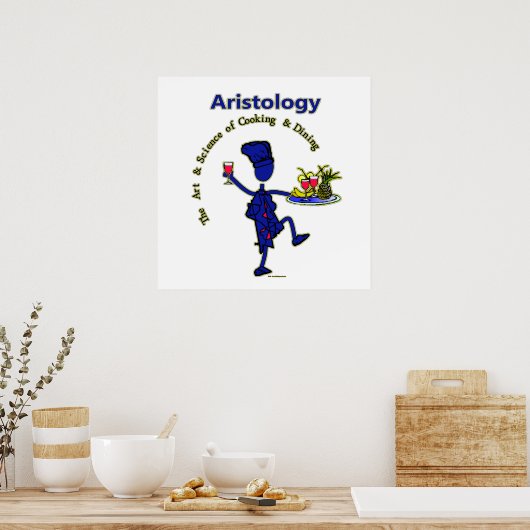 Aristology Gourmet Art of Cooking Poster (Küche)