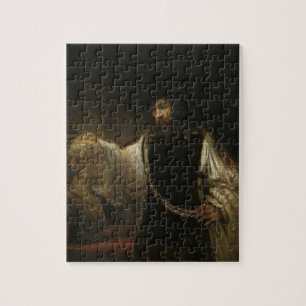 Aristoteles (384-322 BC) mit einem Fehlschlag von Puzzle