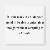 Aristoteles Angebot 1a Magnet (Vorne)