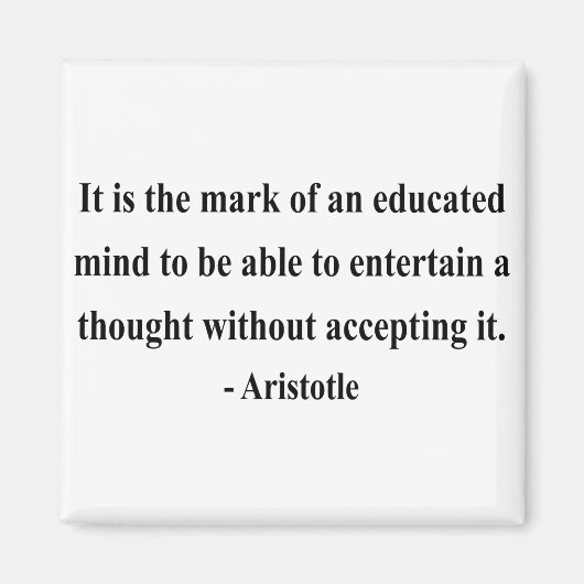 Aristoteles Angebot 1a Magnet (Vorne)