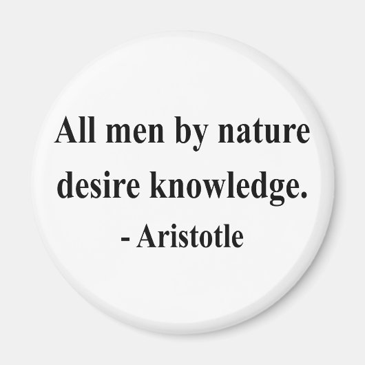 Aristoteles Angebot 6a Magnet (Vorne)