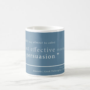 Aristoteles auf 'Persuasion Kaffeetasse