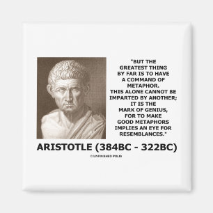 Aristoteles-Befehl des Metapher-Kennzeichens des Magnet