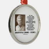 Aristoteles-Befehl des Metapher-Kennzeichens des Silbernes Ornament (Rechts)