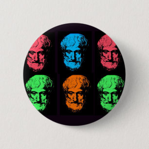 Aristoteles-Collage Button